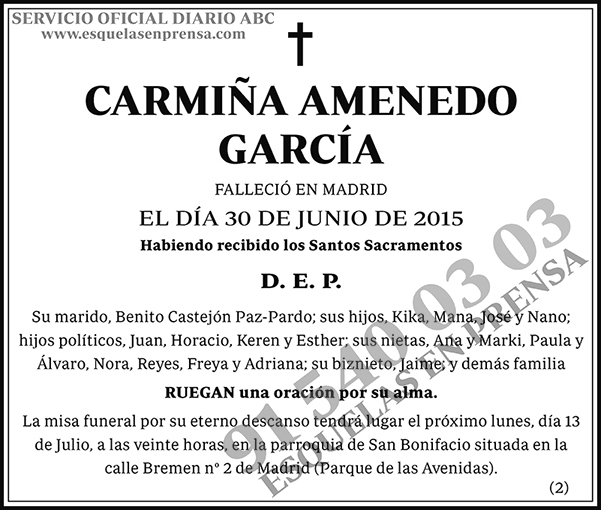Carmiña Amenedo García